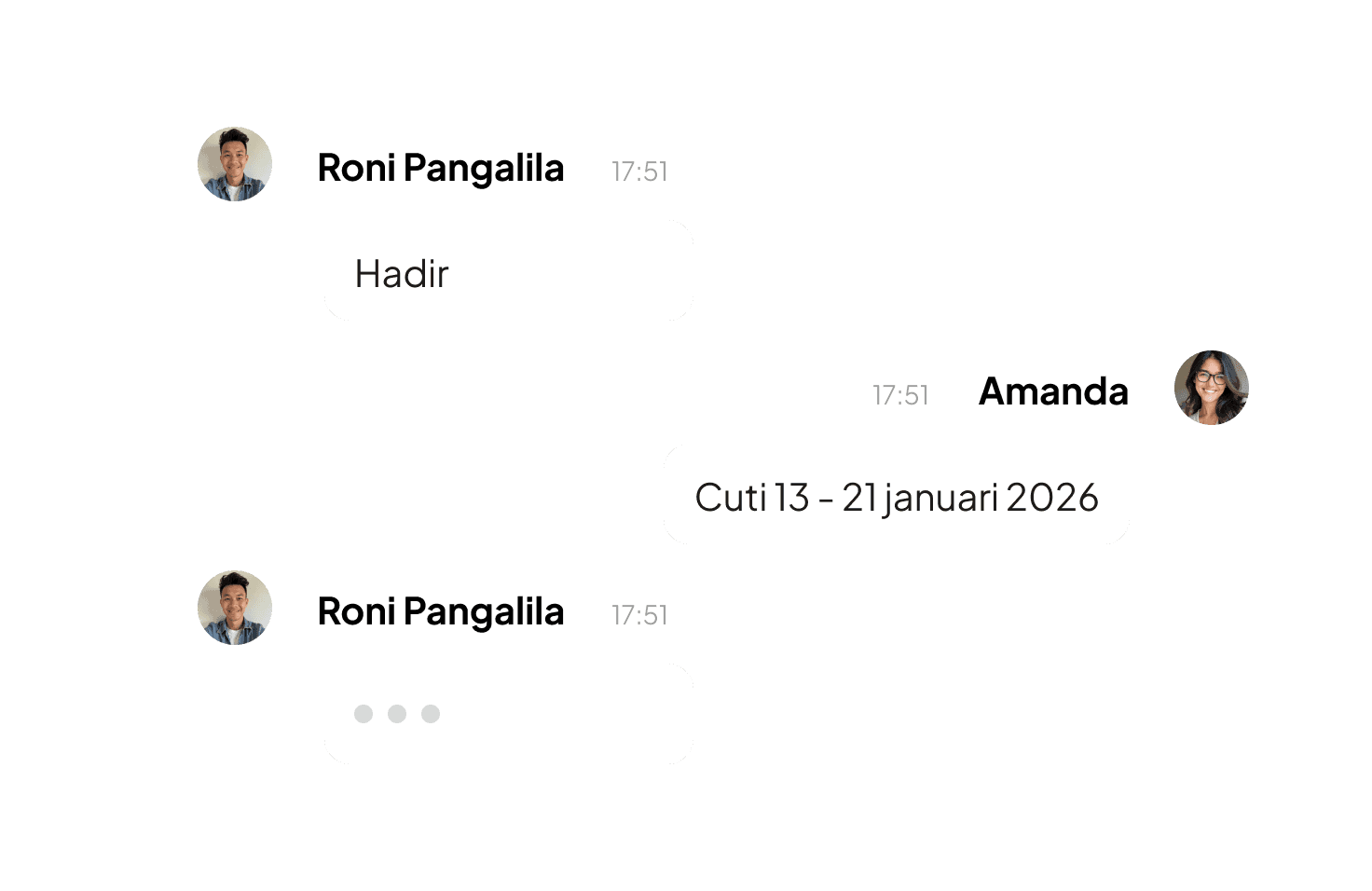 Team marks attendance